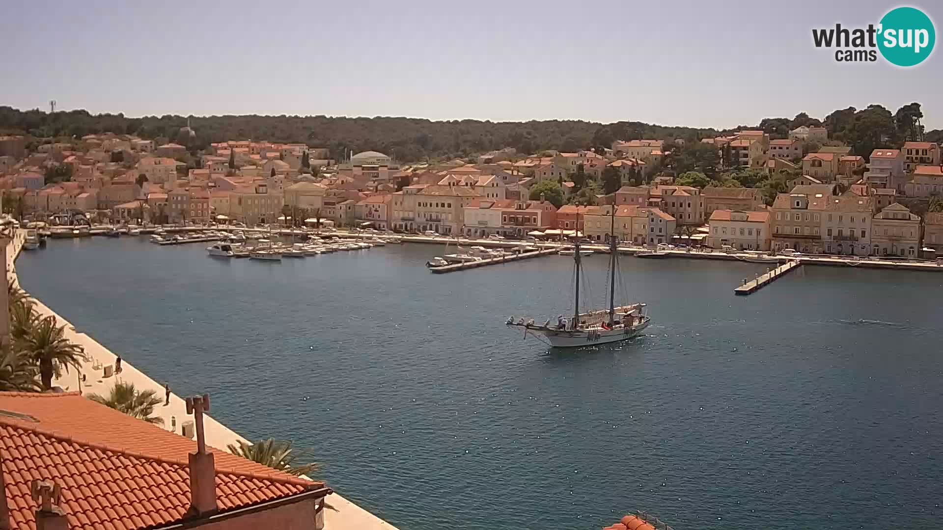 Webcam live – Lussinpiccolo – Riva dei capitani di Lussinpiccolo