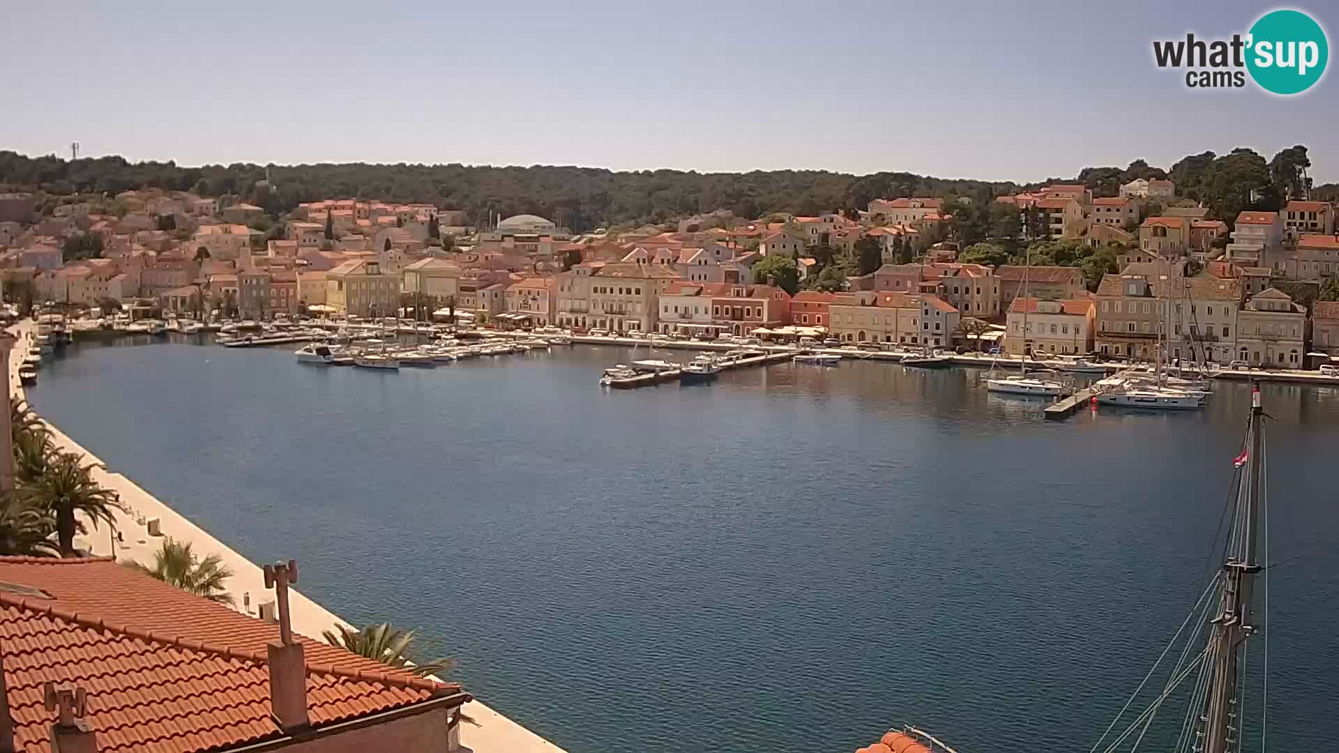 Webcam Live – Mali Lošinj – Riva Lošinjskih kapetana