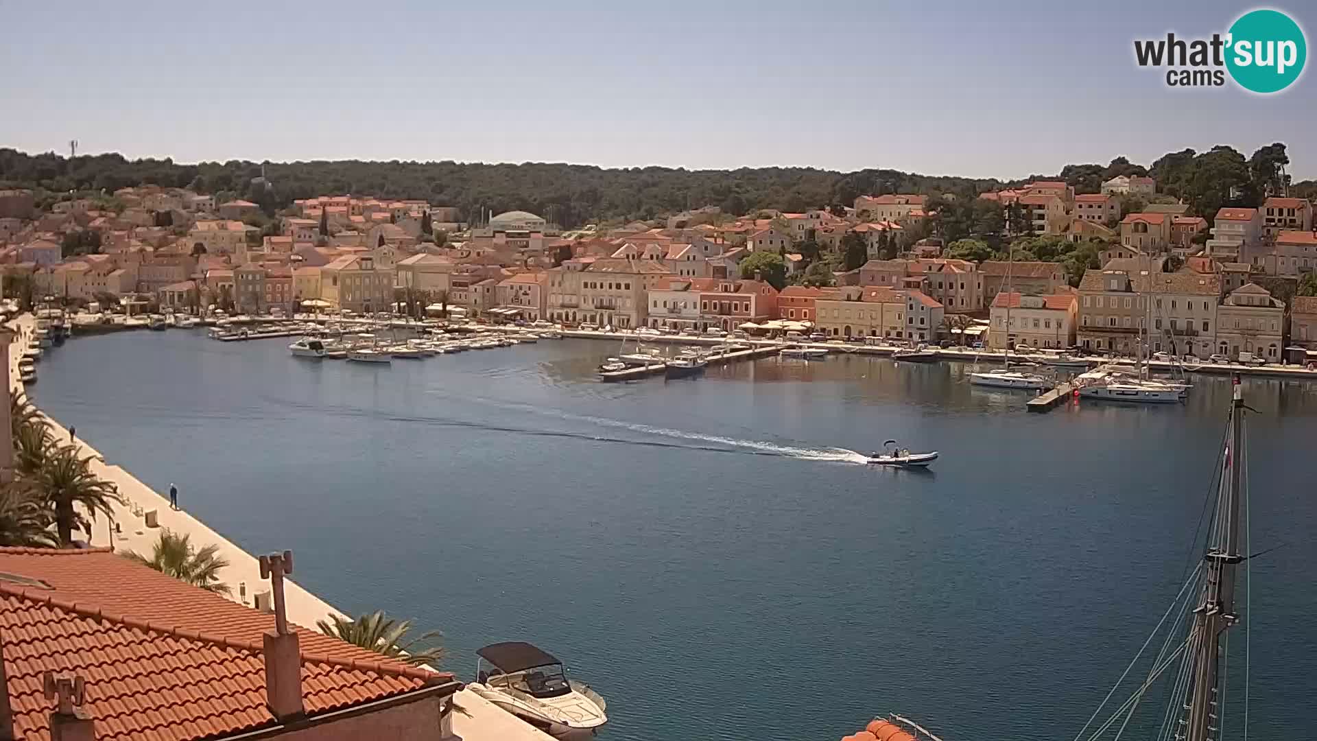 Spletna kamera Mali Lošinj Riva Lošinjskih kapitanov