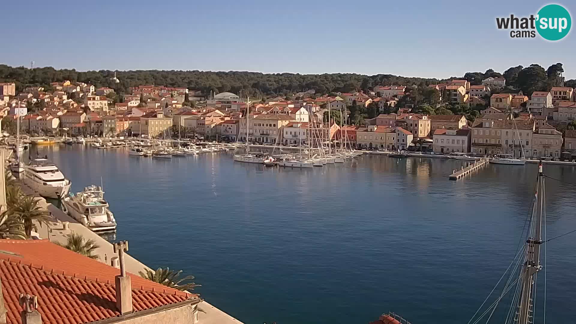 Webkamera Mali Lošinj Riva Lošinjskih kapetana