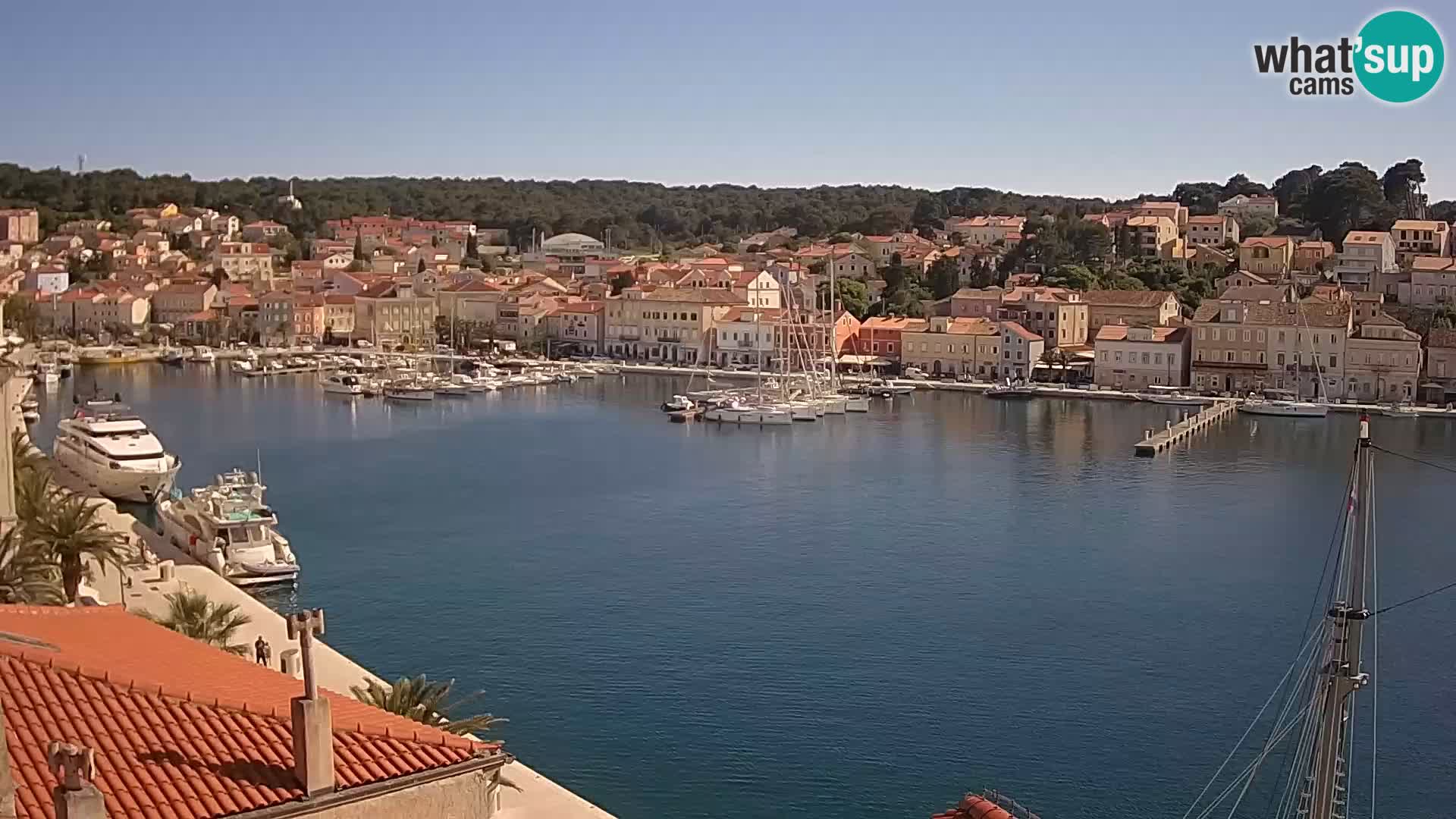 Webcam live – Lussinpiccolo – Riva dei capitani di Lussinpiccolo