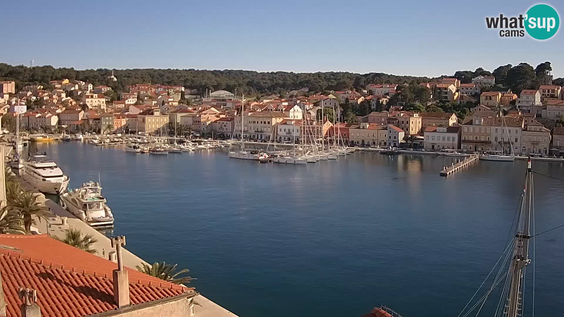 Webcam live – Lussinpiccolo – Riva dei capitani di Lussinpiccolo
