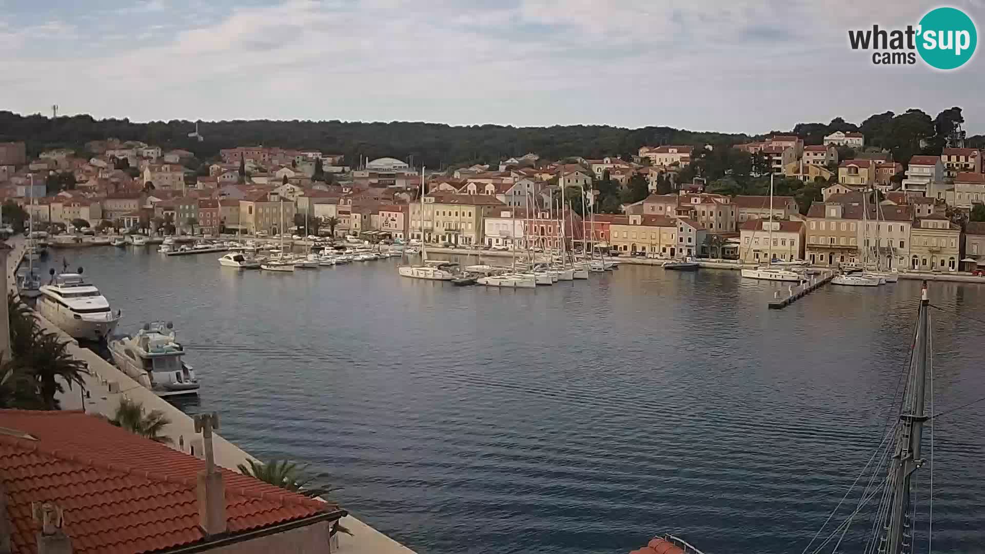 Spletna kamera Mali Lošinj Riva Lošinjskih kapitanov