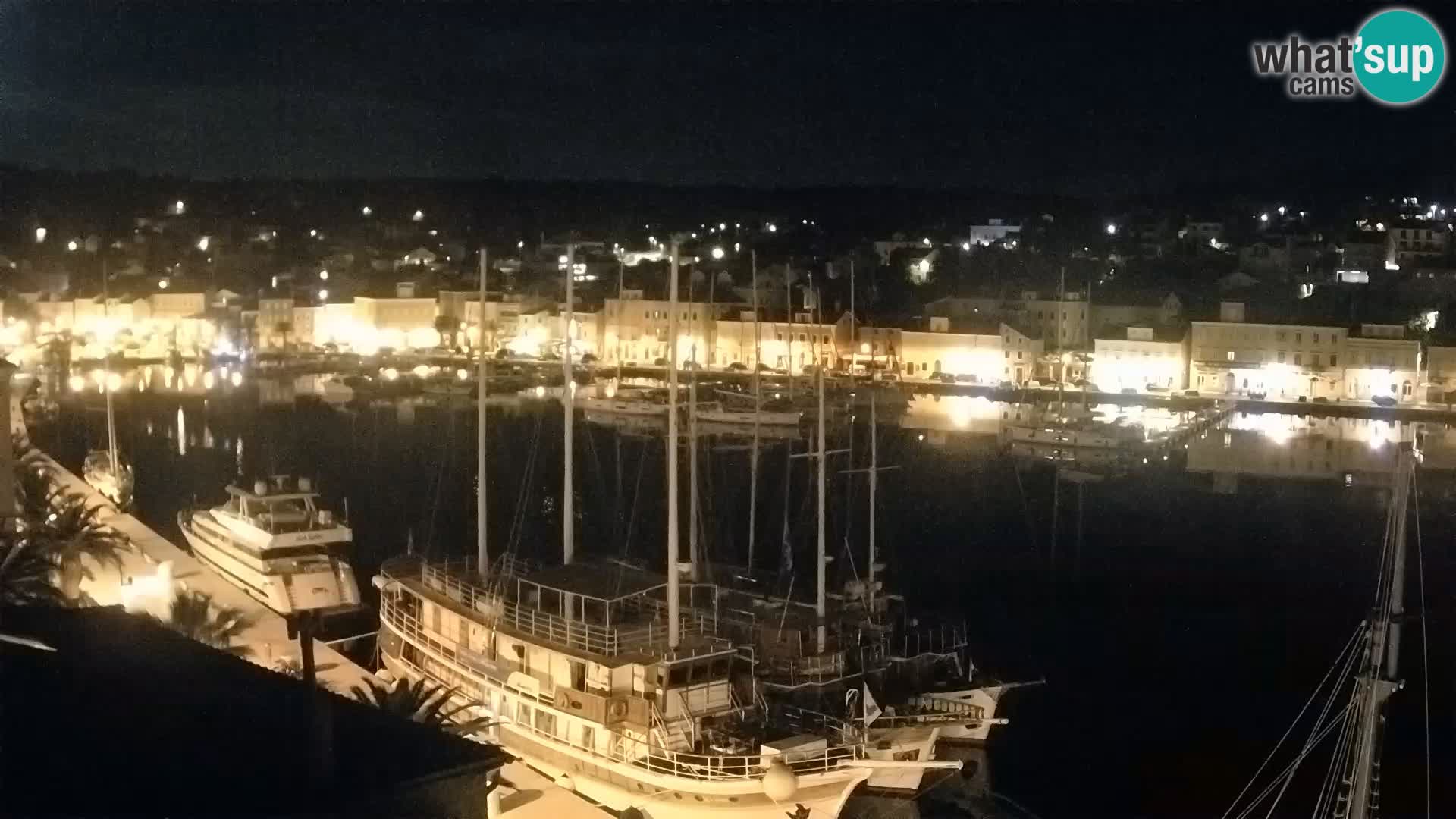 Spletna kamera Mali Lošinj Riva Lošinjskih kapitanov