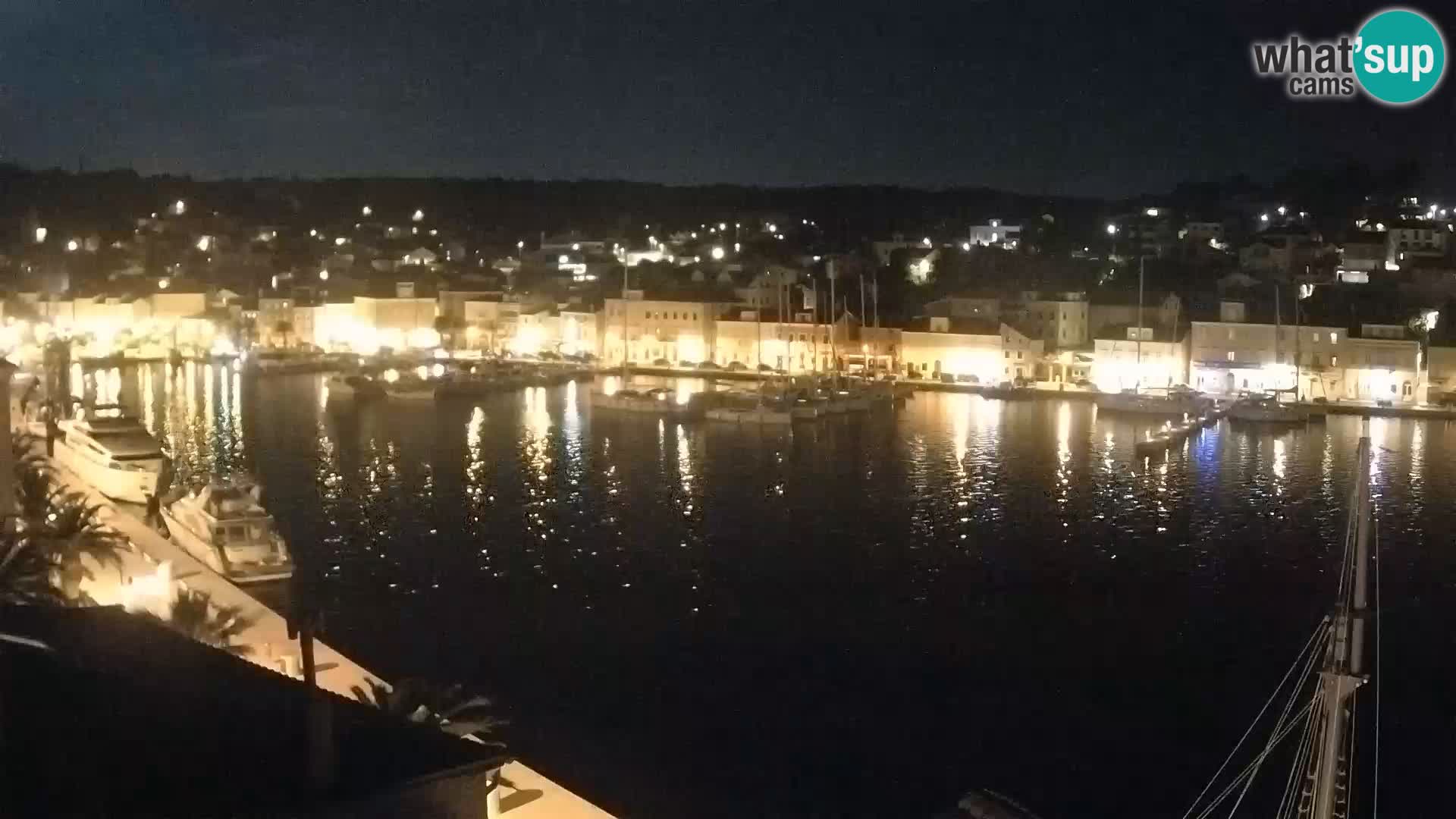Spletna kamera Mali Lošinj Riva Lošinjskih kapitanov