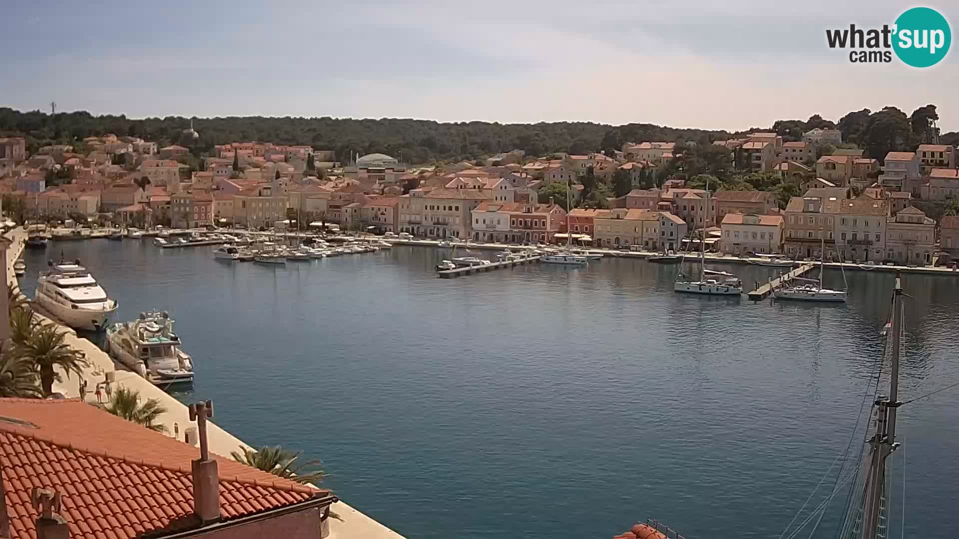 Spletna kamera – Mali Lošinj – Riva Lošinjskih kapitanov