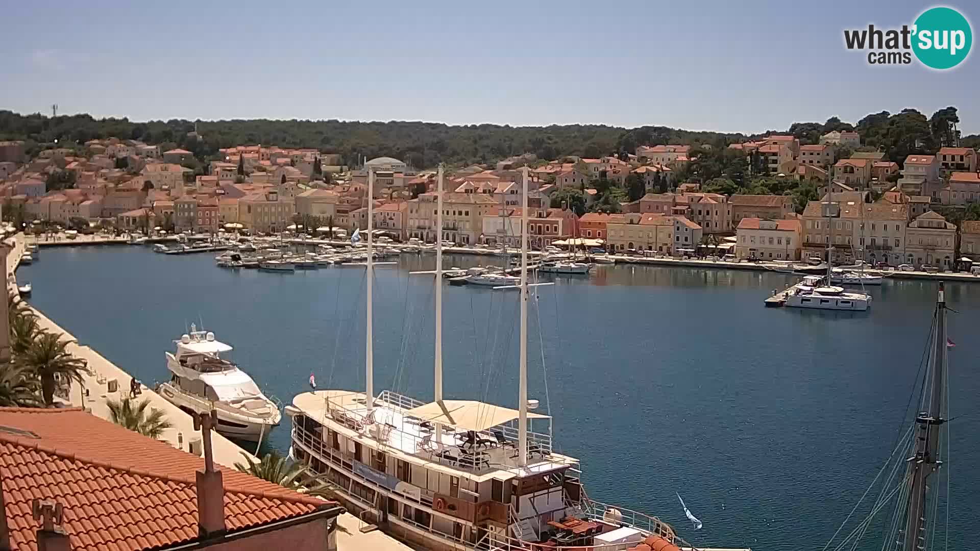 Webkamera Mali Lošinj Riva Lošinjskih kapetana
