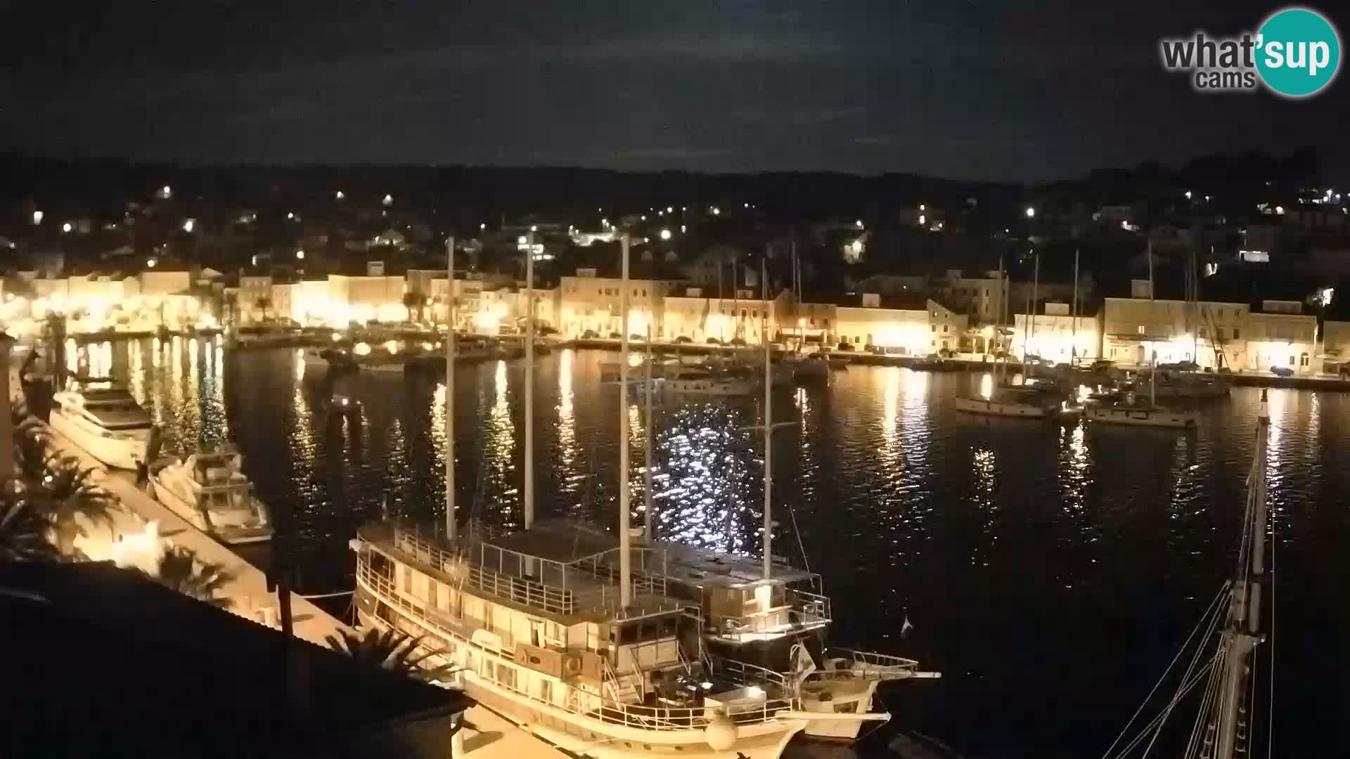Spletna kamera Mali Lošinj Riva Lošinjskih kapitanov