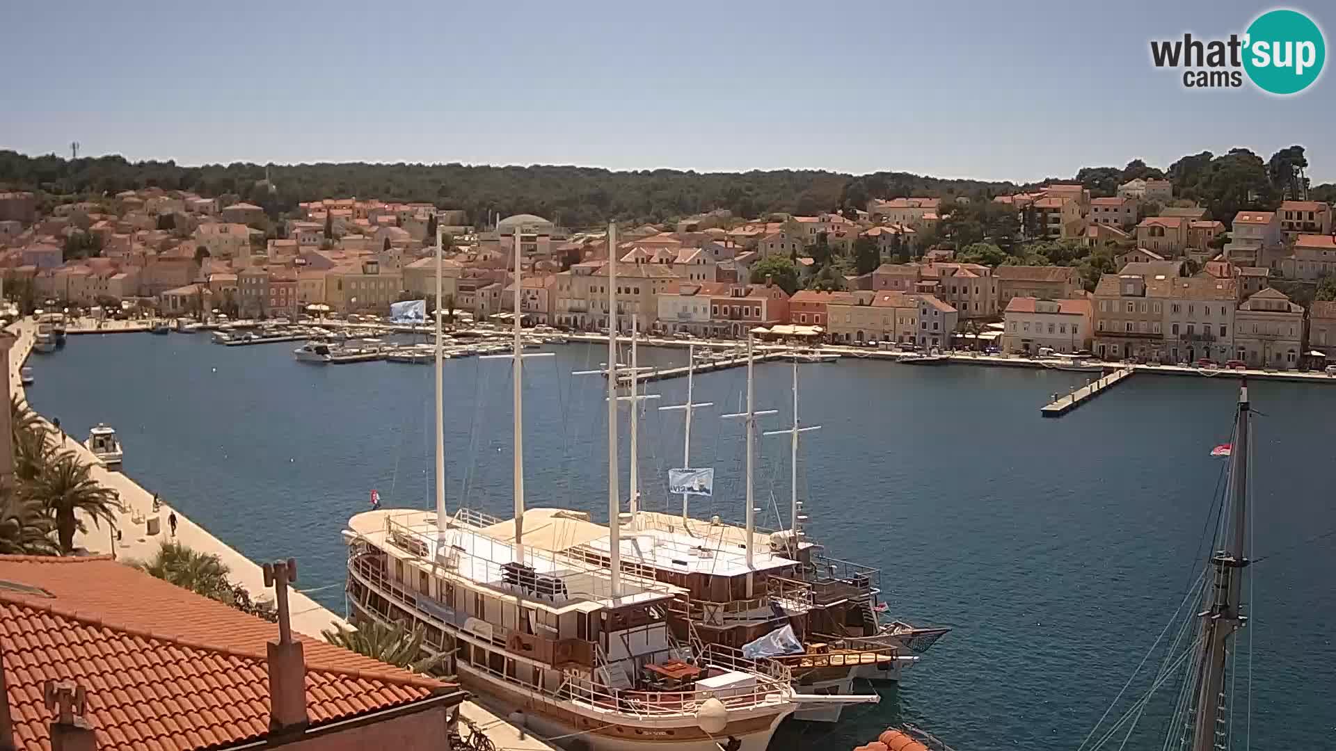 Webcam Live – Mali Lošinj – Riva Lošinjskih kapetana