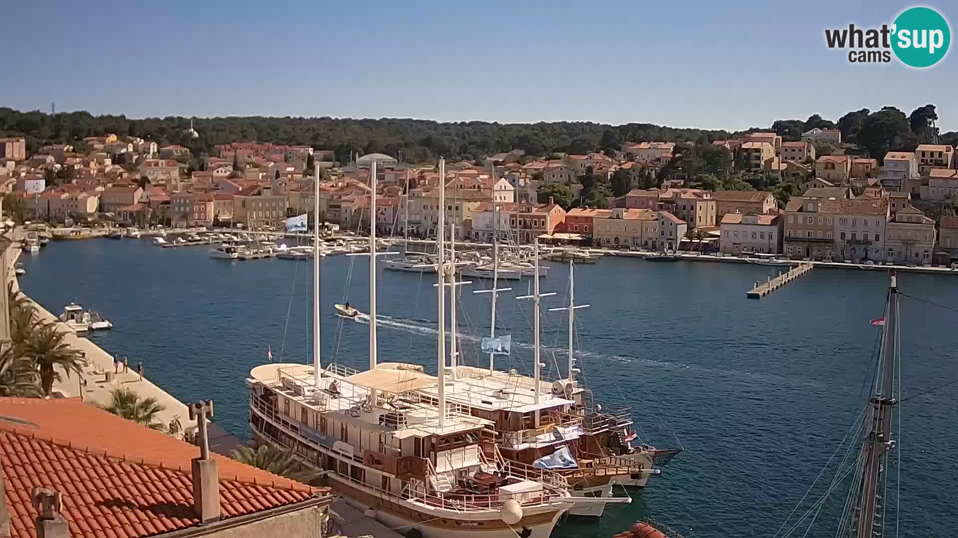 Webkamera Mali Lošinj Riva Lošinjskih kapetana