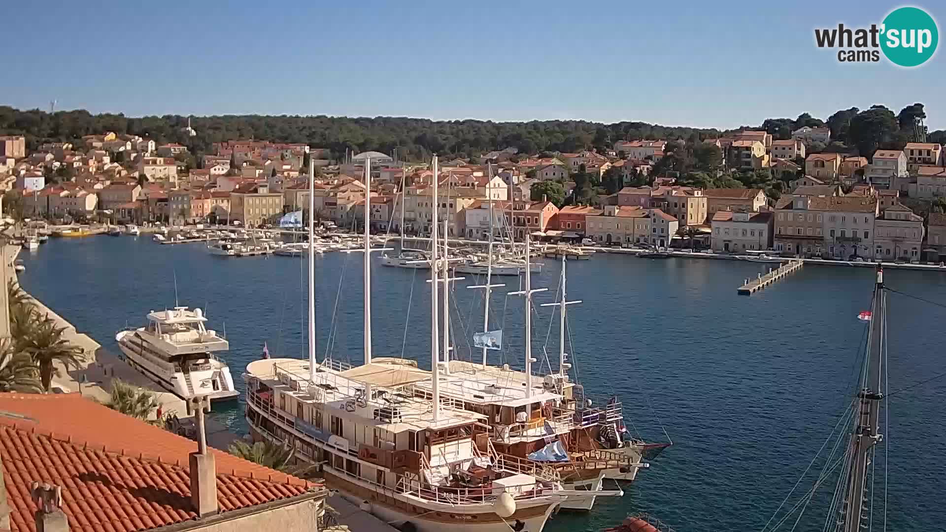 Webcam Live – Mali Lošinj – Riva Lošinjskih kapetana