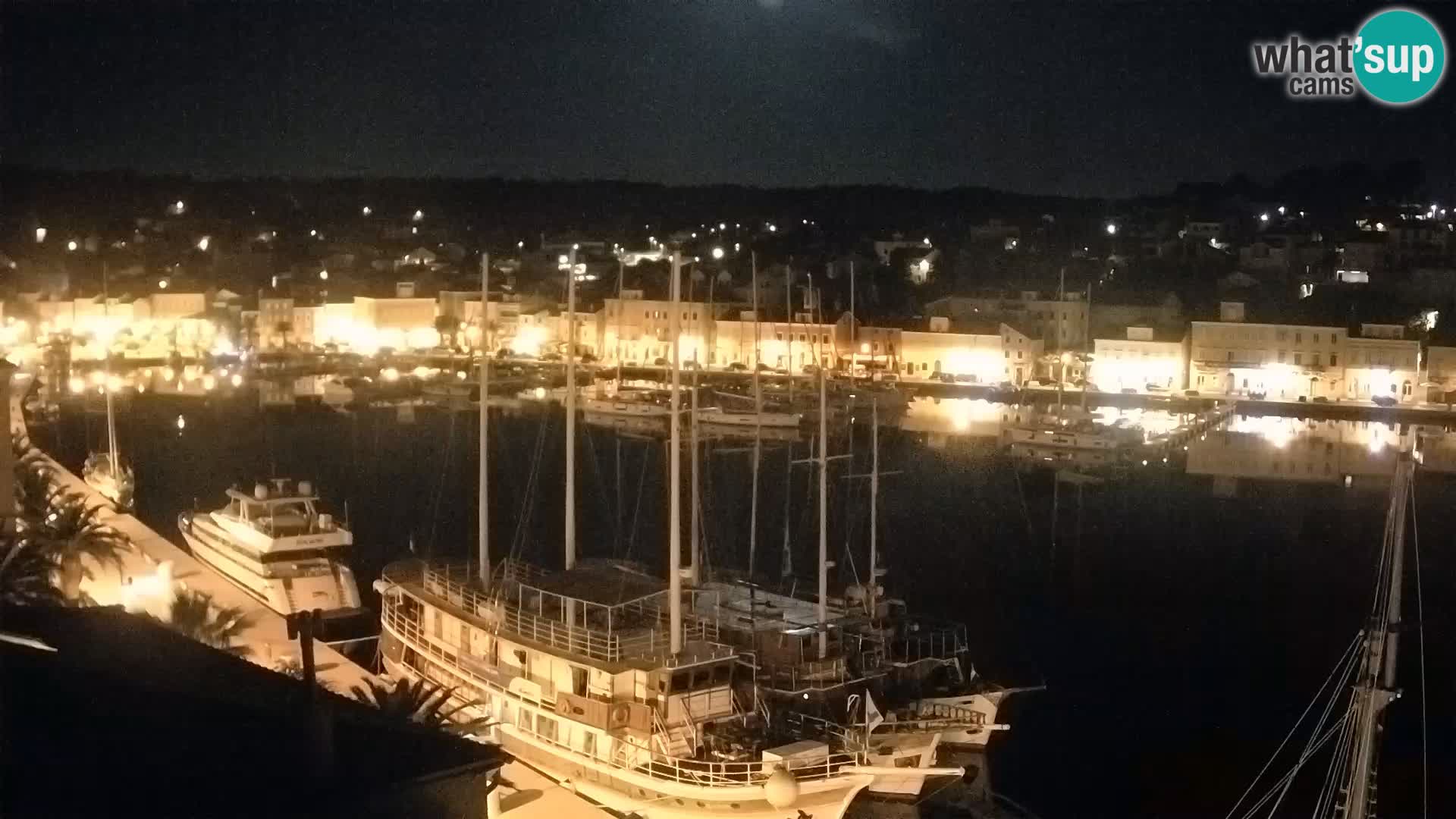 Spletna kamera Mali Lošinj Riva Lošinjskih kapitanov