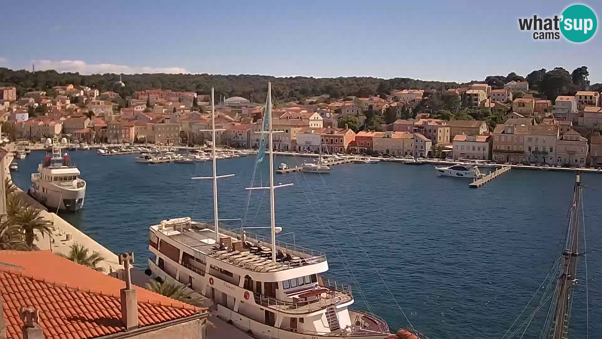 Webcam live – Lussinpiccolo – Riva dei capitani di Lussinpiccolo