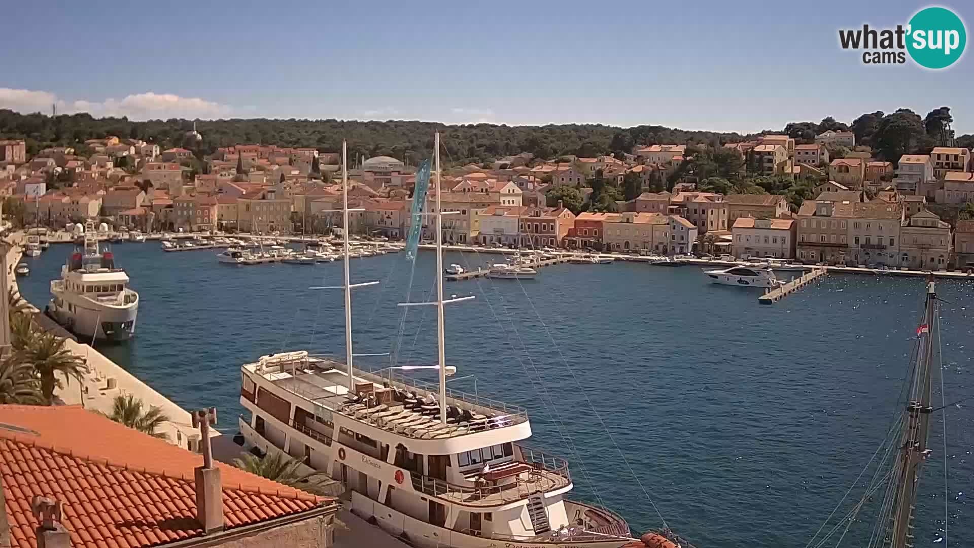 Webcam live – Lussinpiccolo – Riva dei capitani di Lussinpiccolo