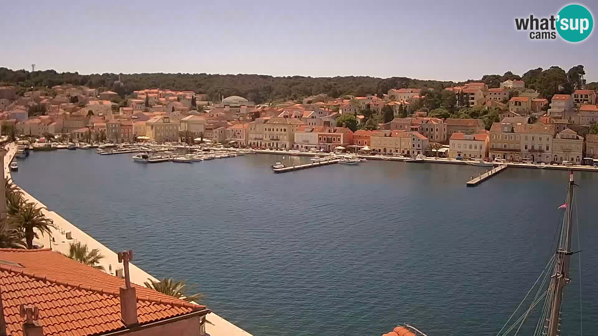 Spletna kamera – Mali Lošinj – Riva Lošinjskih kapitanov