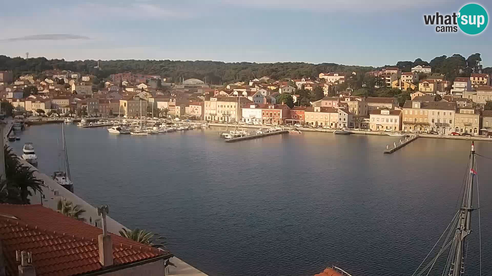 Webcam live – Lussinpiccolo – Riva dei capitani di Lussinpiccolo