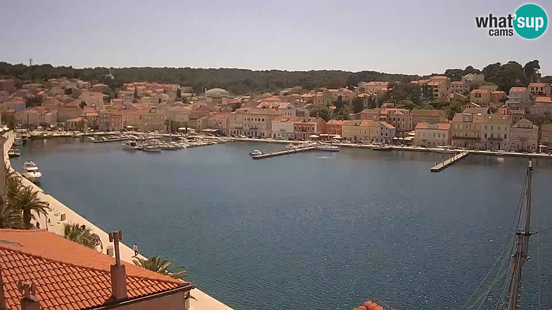 Webcam live – Lussinpiccolo – Riva dei capitani di Lussinpiccolo