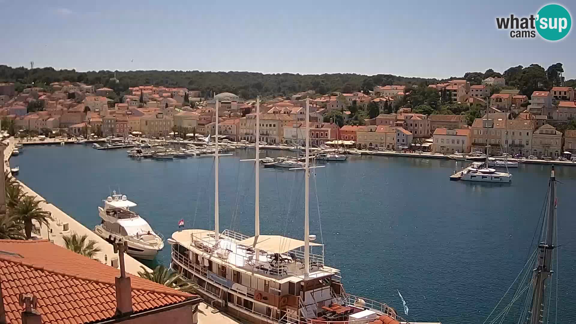 Webcam Live – Mali Lošinj – Riva Lošinjskih kapetana