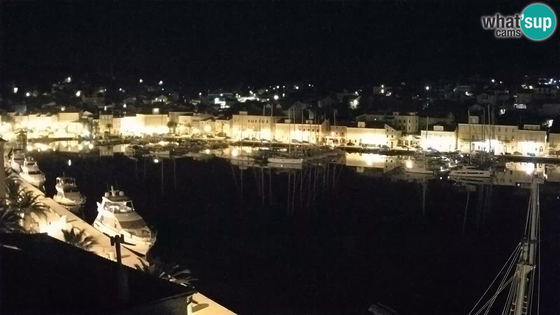 Spletna kamera Mali Lošinj Riva Lošinjskih kapitanov
