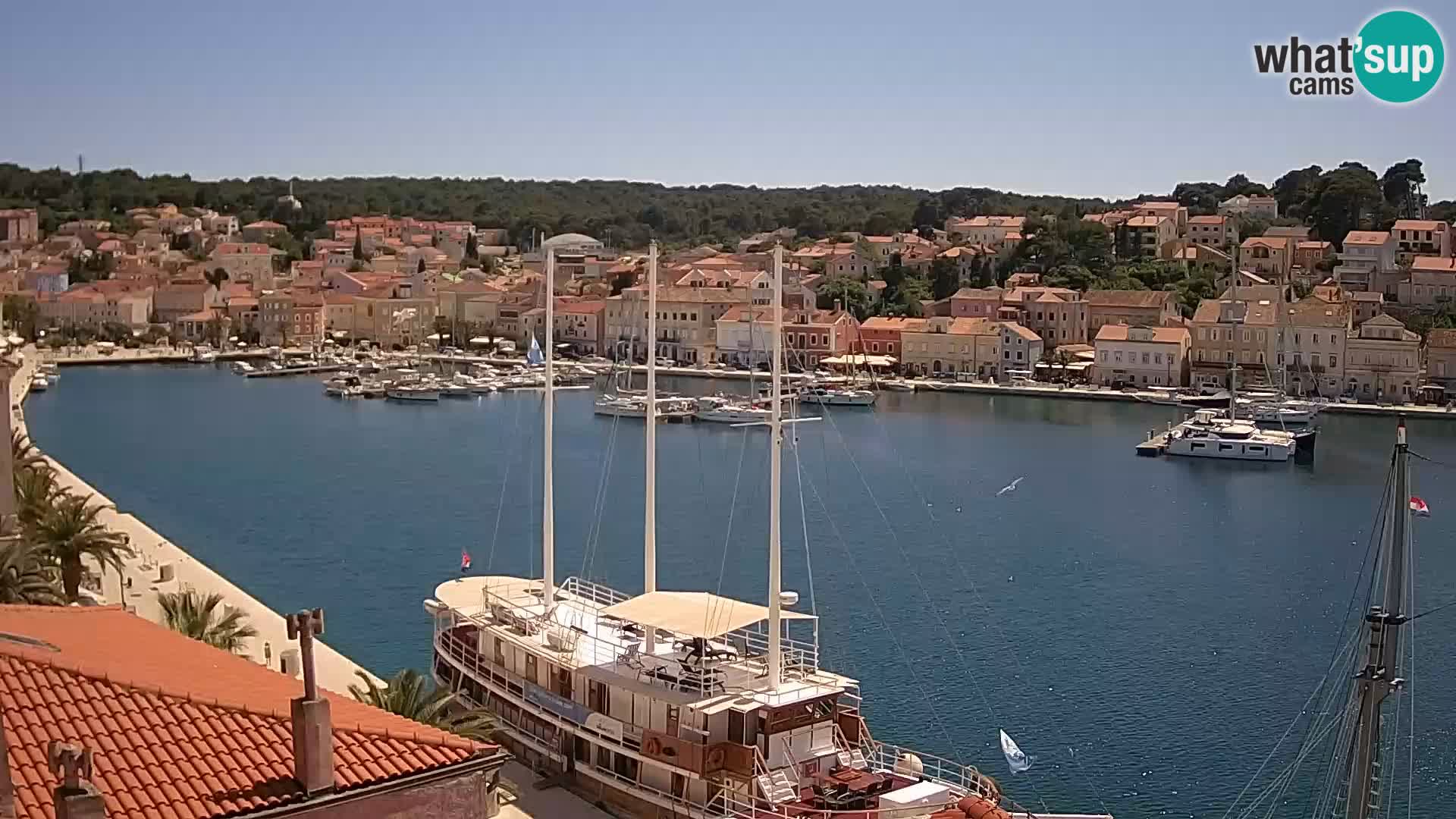 Webcam Live Mali Lošinj – Riva Lošinjskih kapetana