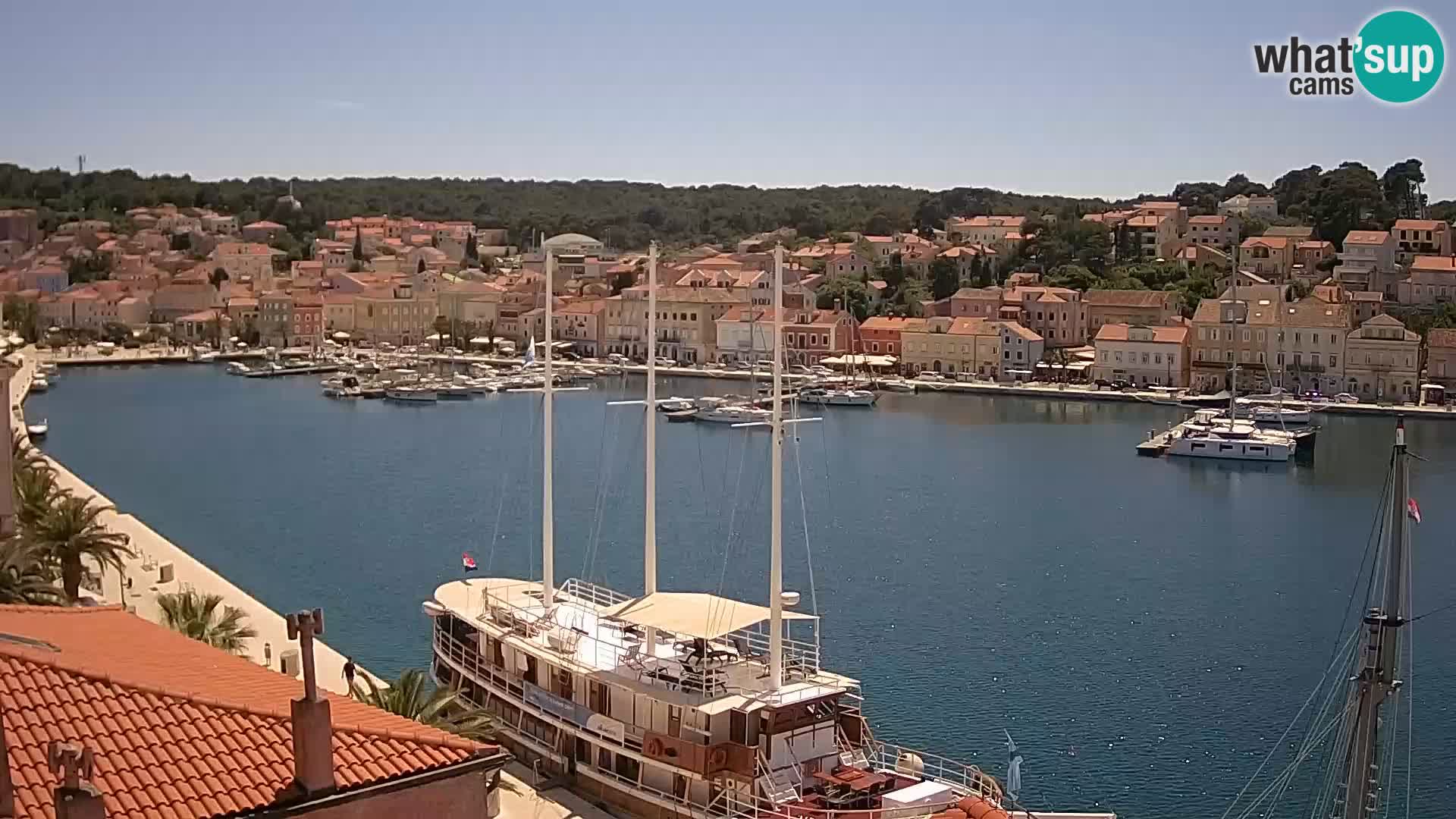 Webcam Live Mali Lošinj – Riva Lošinjskih kapetana