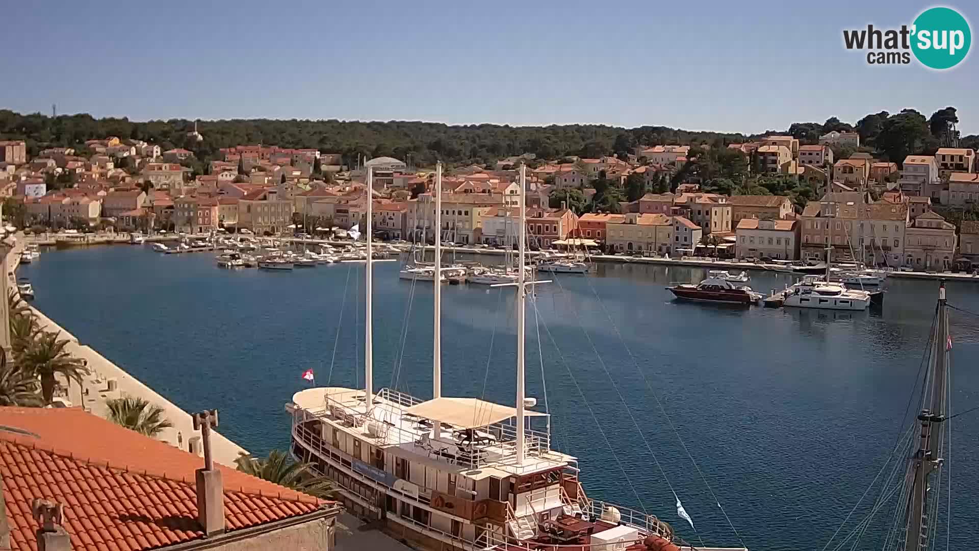 Webcam Live Mali Lošinj – Riva Lošinjskih kapetana