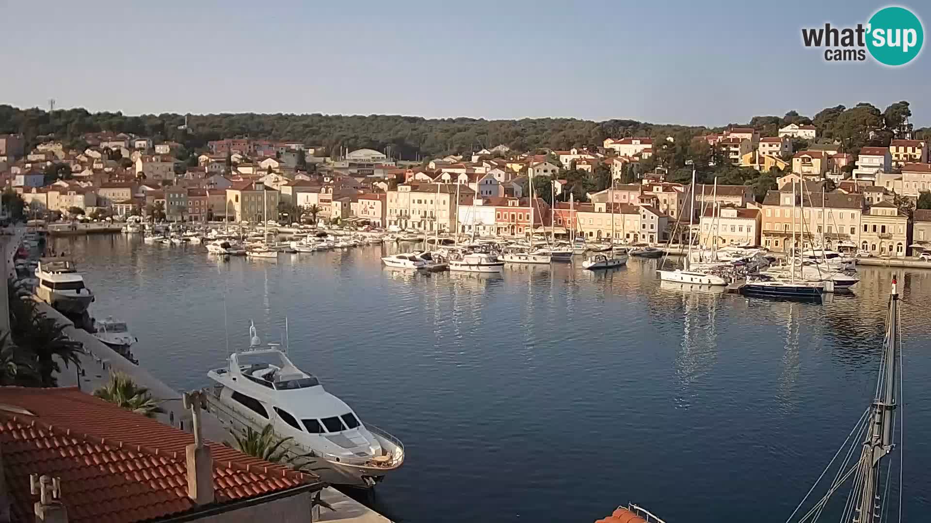 Webcam live – Lussinpiccolo – Riva dei capitani di Lussinpiccolo