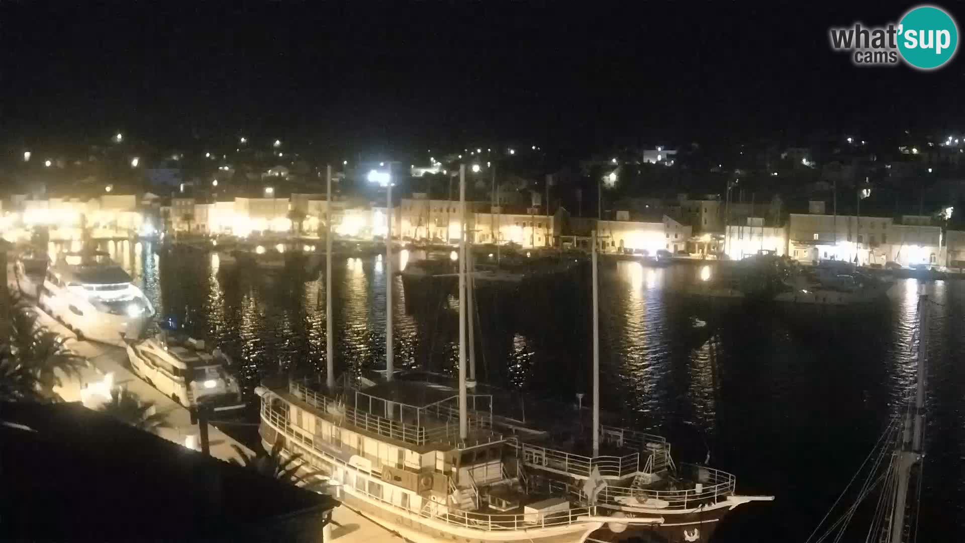 Spletna kamera Mali Lošinj Riva Lošinjskih kapitanov