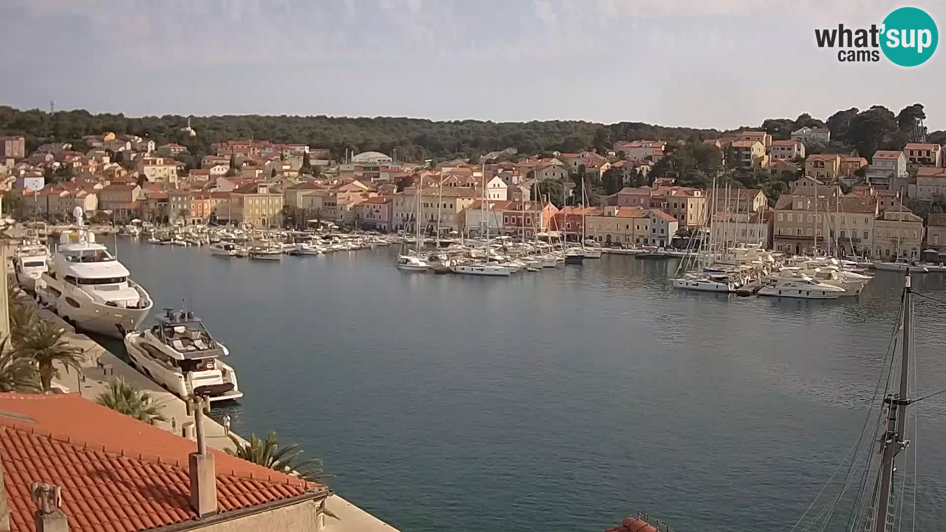 Spletna kamera Mali Lošinj Riva Lošinjskih kapitanov
