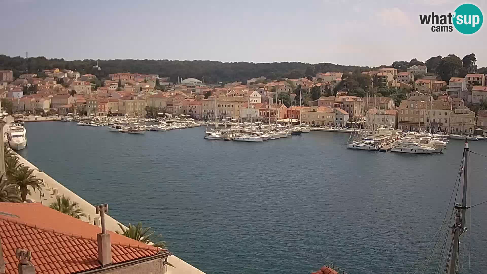 Spletna kamera Mali Lošinj Riva Lošinjskih kapitanov
