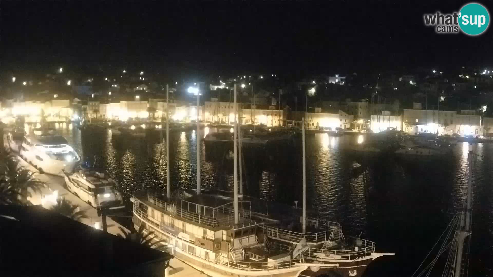 Spletna kamera Mali Lošinj Riva Lošinjskih kapitanov
