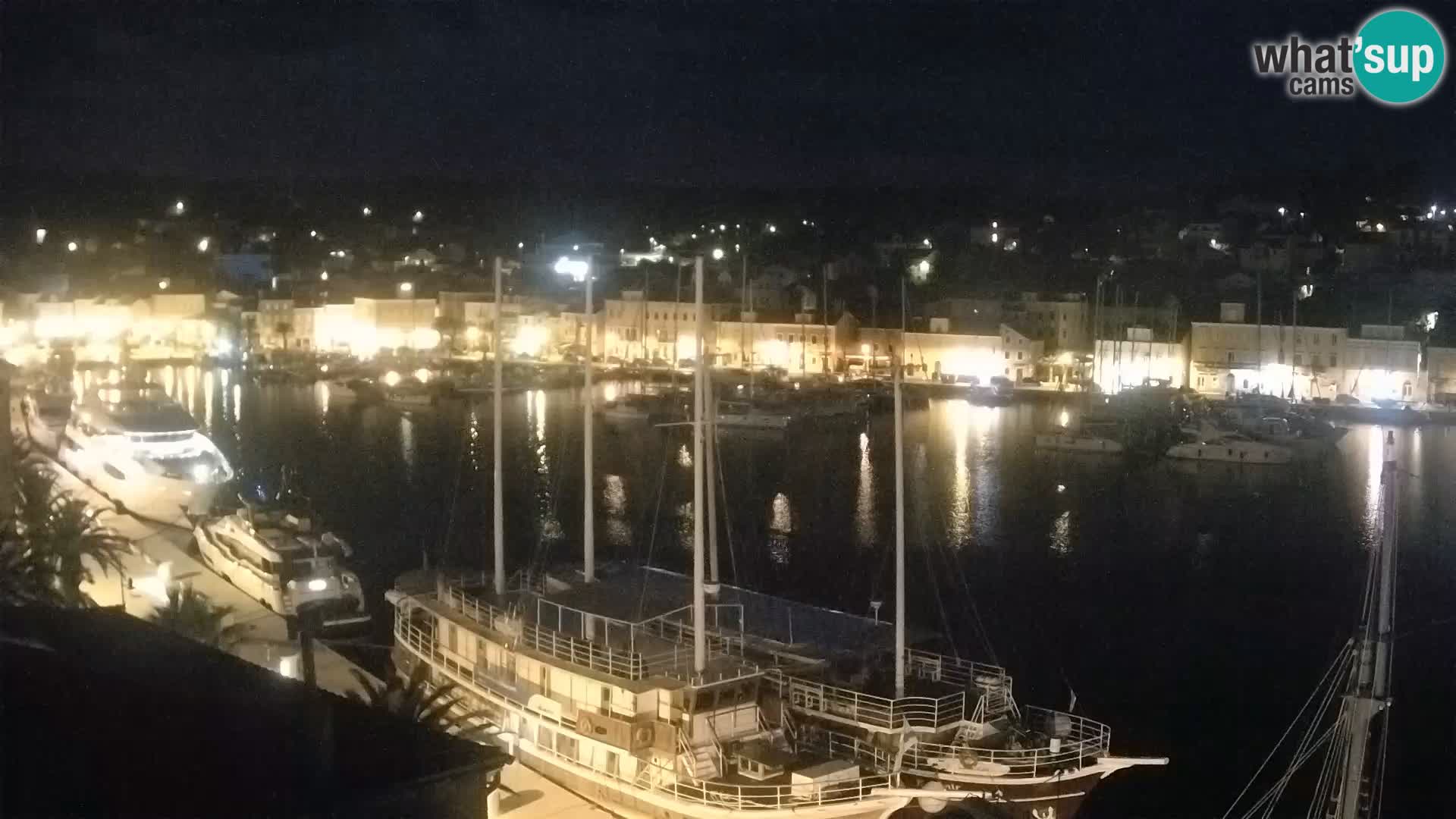 Spletna kamera Mali Lošinj Riva Lošinjskih kapitanov