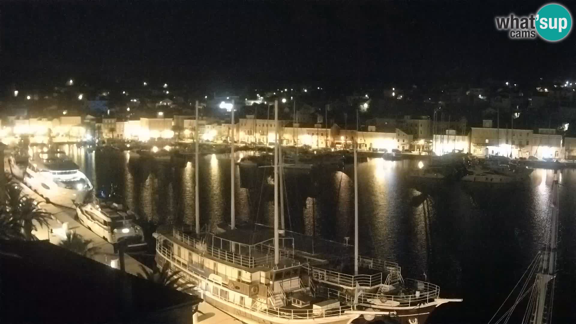 Spletna kamera Mali Lošinj Riva Lošinjskih kapitanov