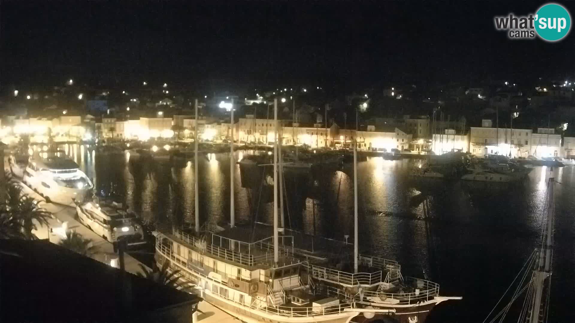 Spletna kamera Mali Lošinj Riva Lošinjskih kapitanov