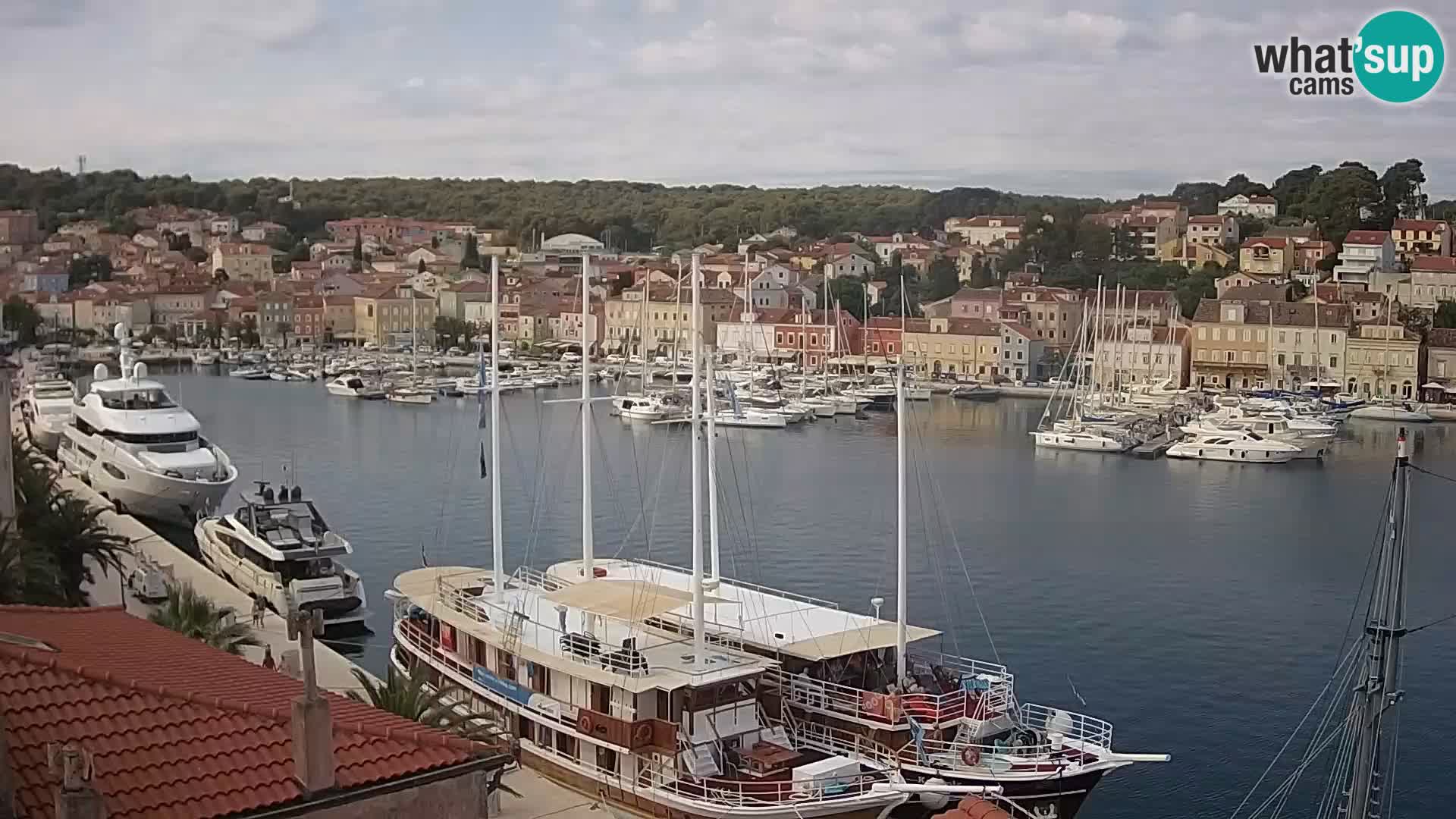 Spletna kamera Mali Lošinj Riva Lošinjskih kapitanov