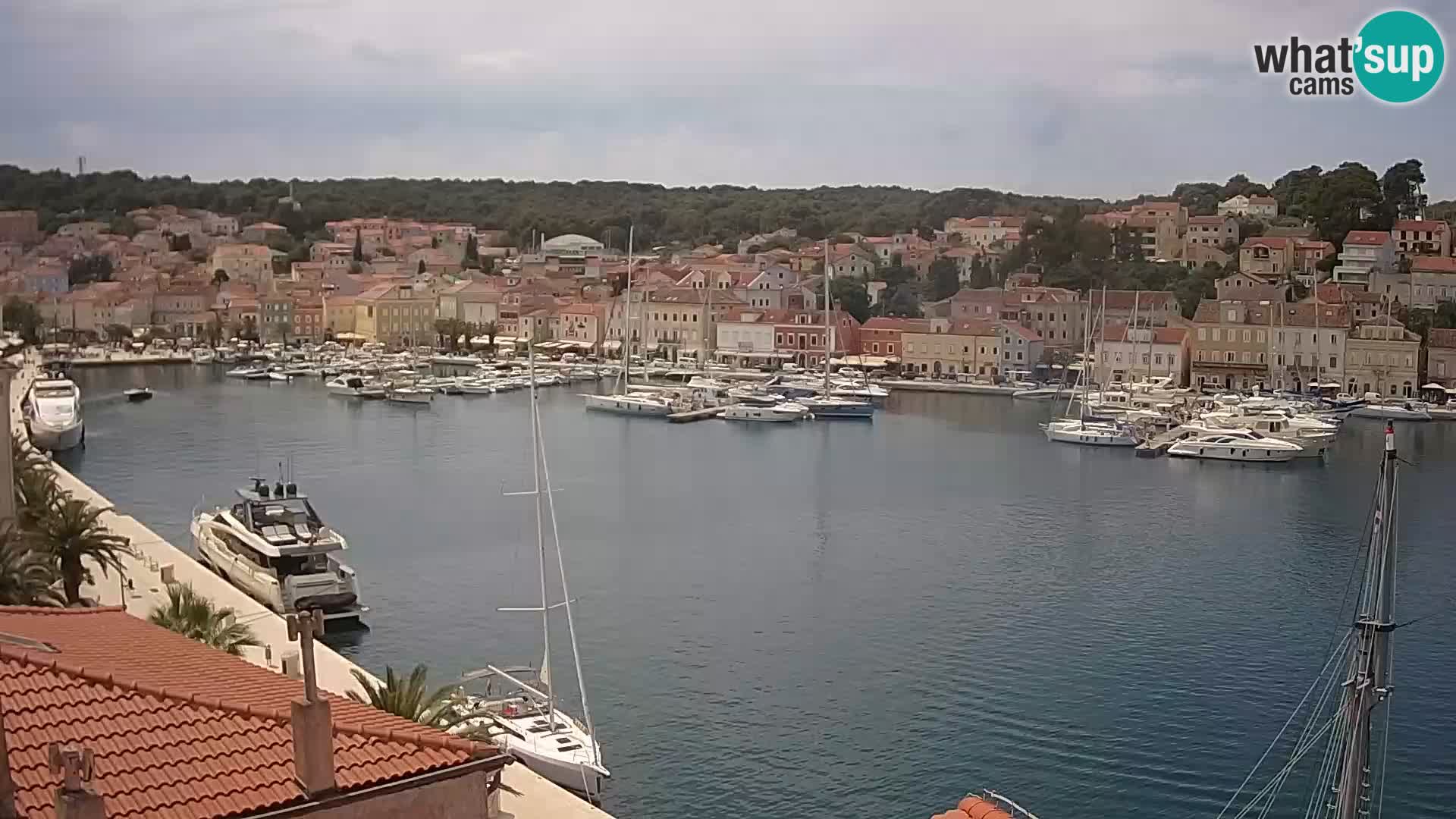 Spletna kamera Mali Lošinj Riva Lošinjskih kapitanov