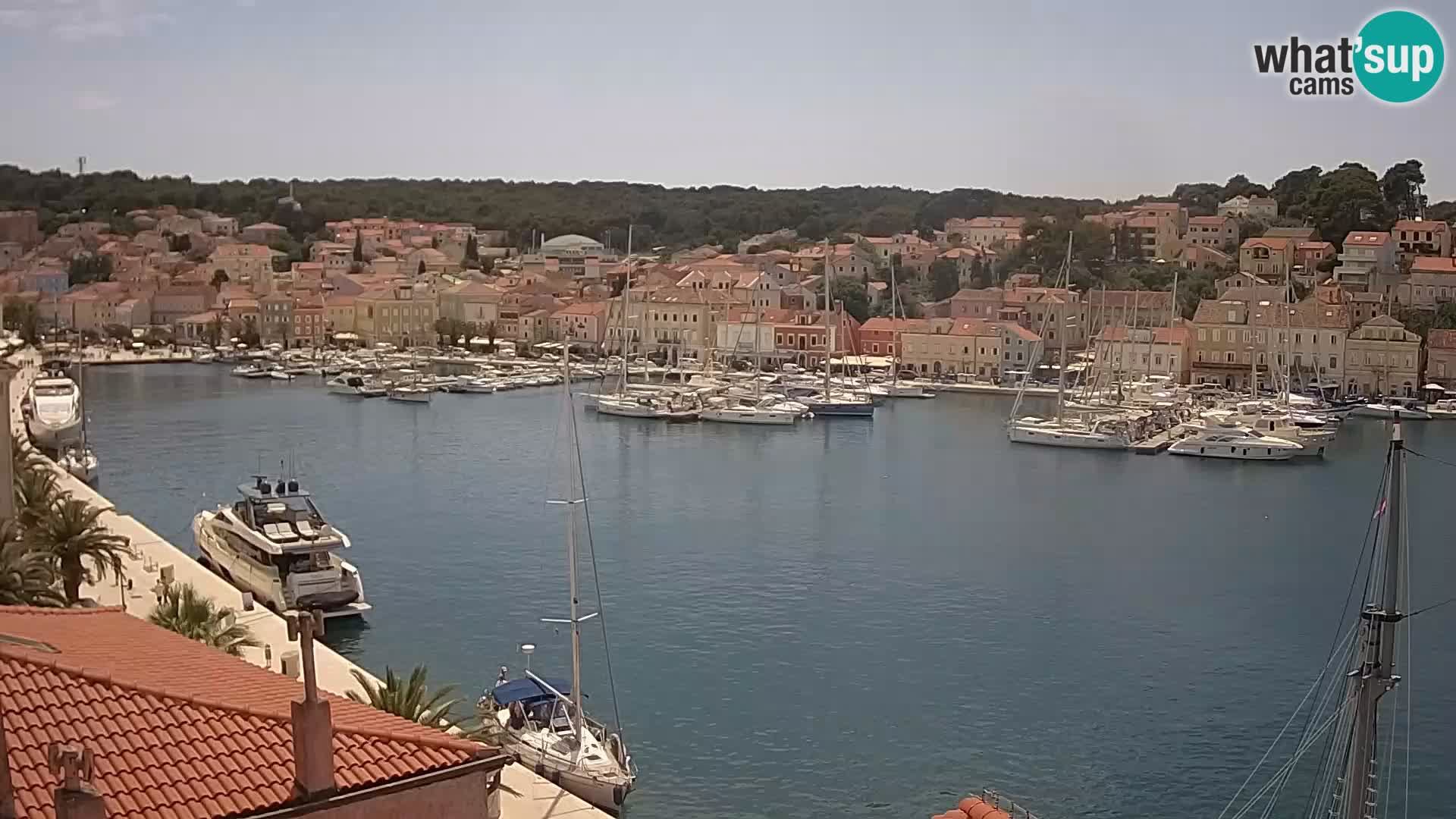 Spletna kamera Mali Lošinj Riva Lošinjskih kapitanov