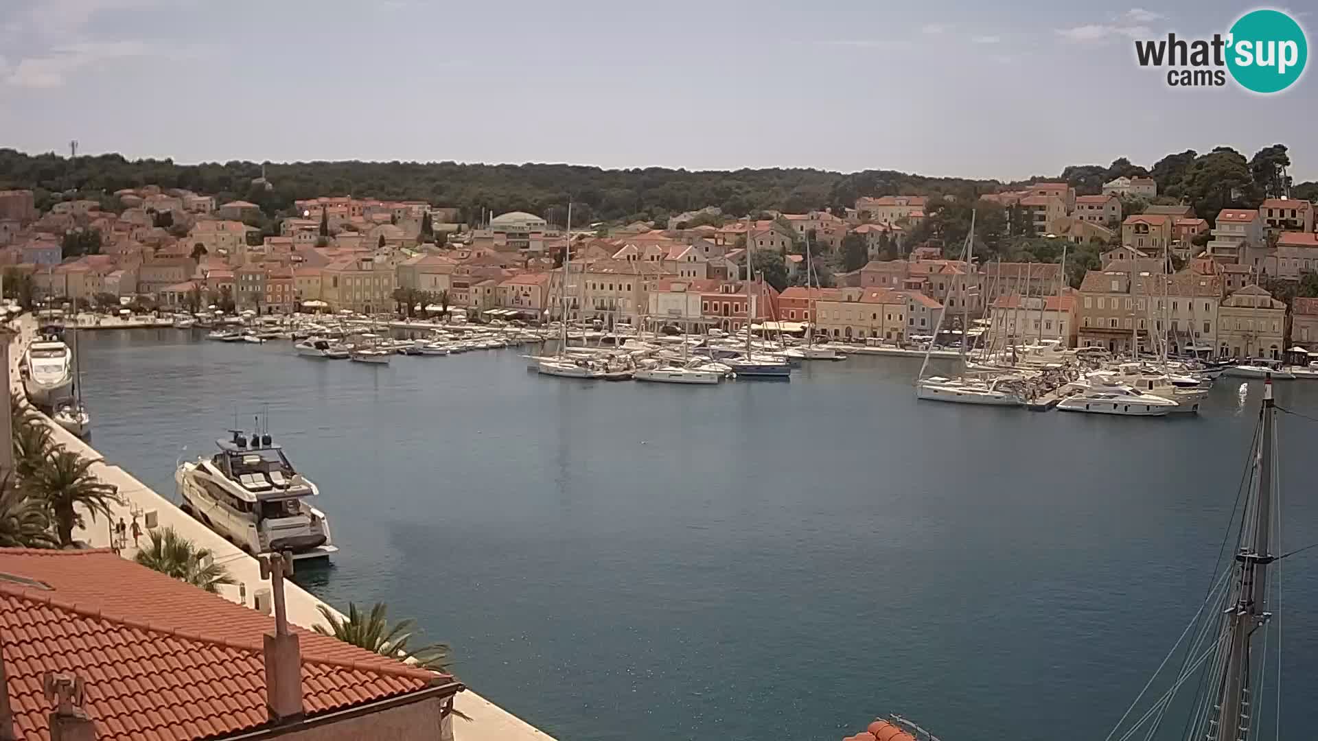 Spletna kamera Mali Lošinj Riva Lošinjskih kapitanov
