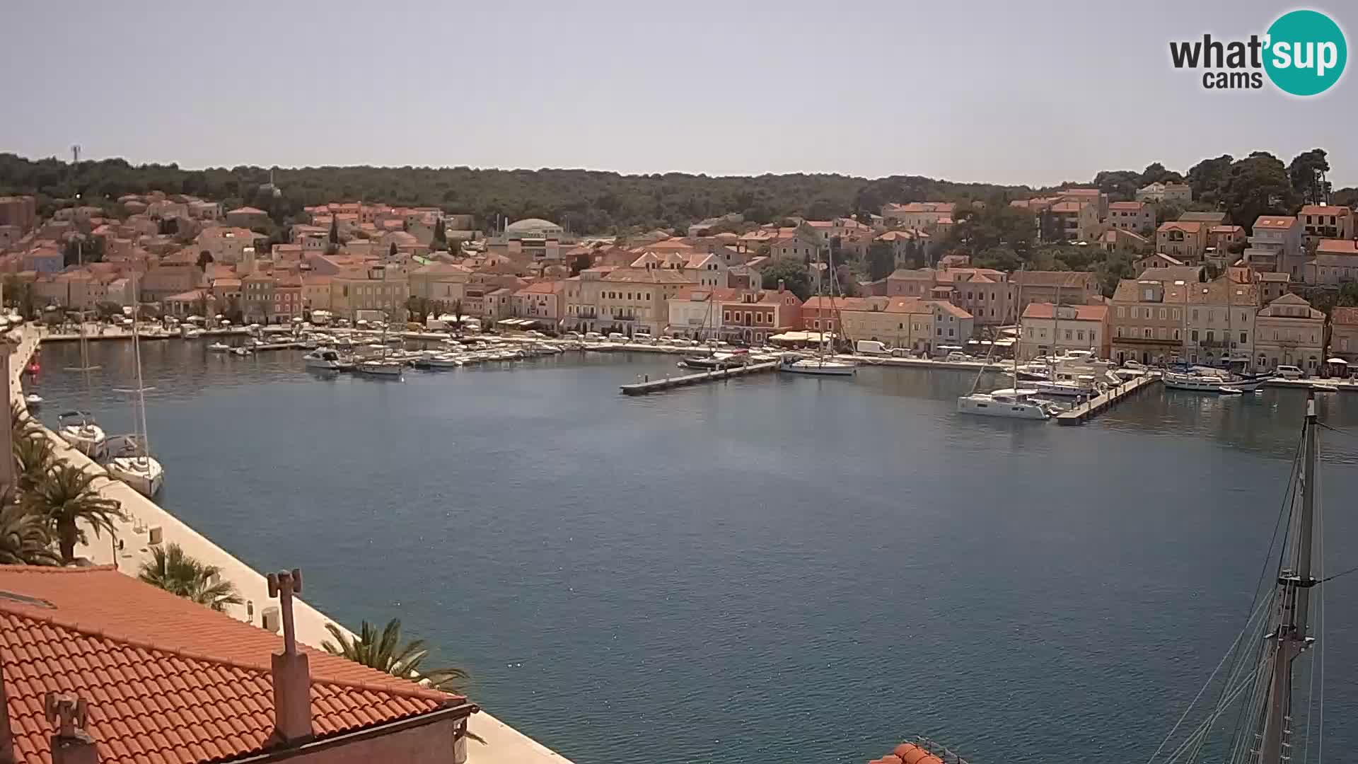 Spletna kamera Mali Lošinj Riva Lošinjskih kapitanov