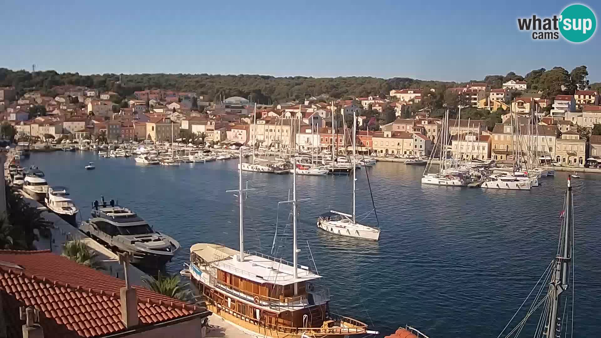 Webcam live – Lussinpiccolo – Riva dei capitani di Lussinpiccolo