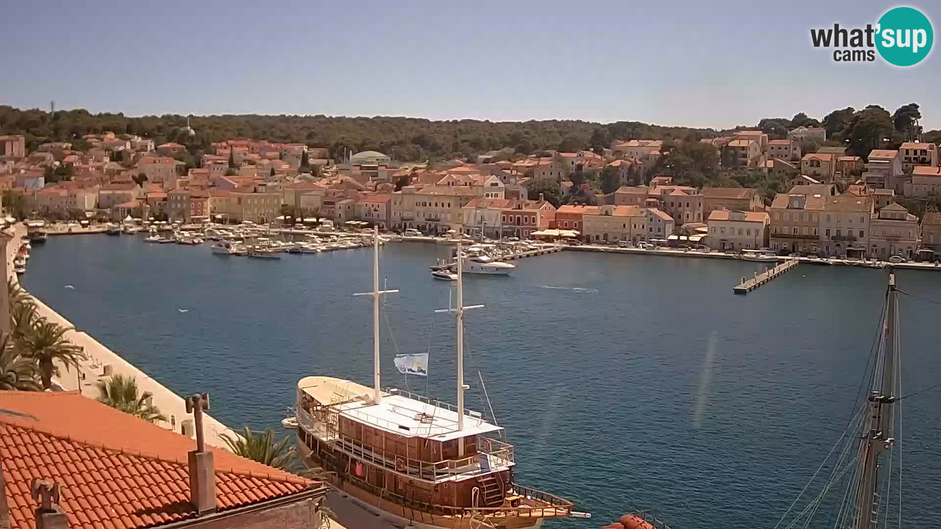 Webcam Live – Mali Lošinj – Riva Lošinjskih kapetana