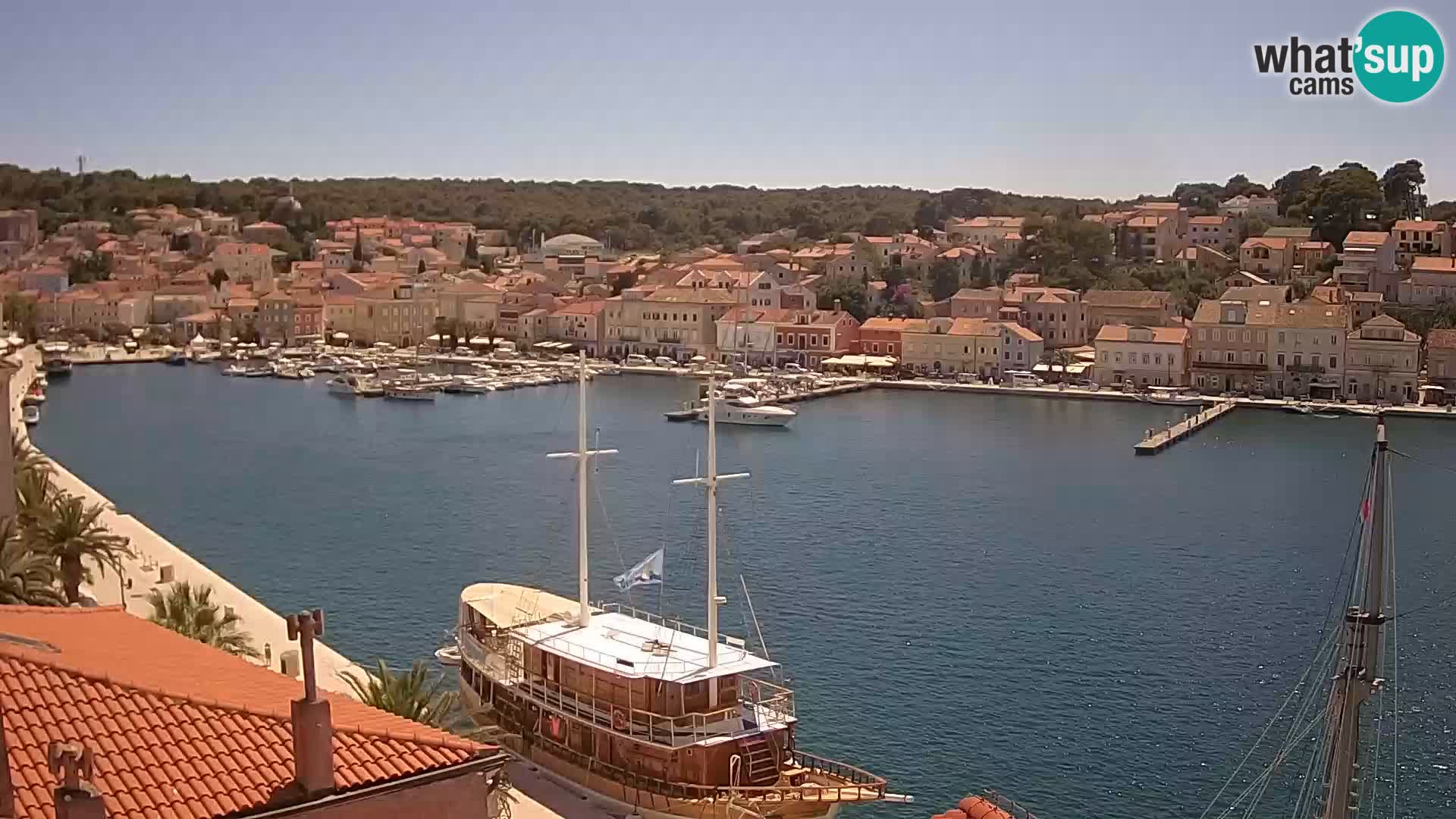 Webkamera Mali Lošinj Riva Lošinjskih kapetana