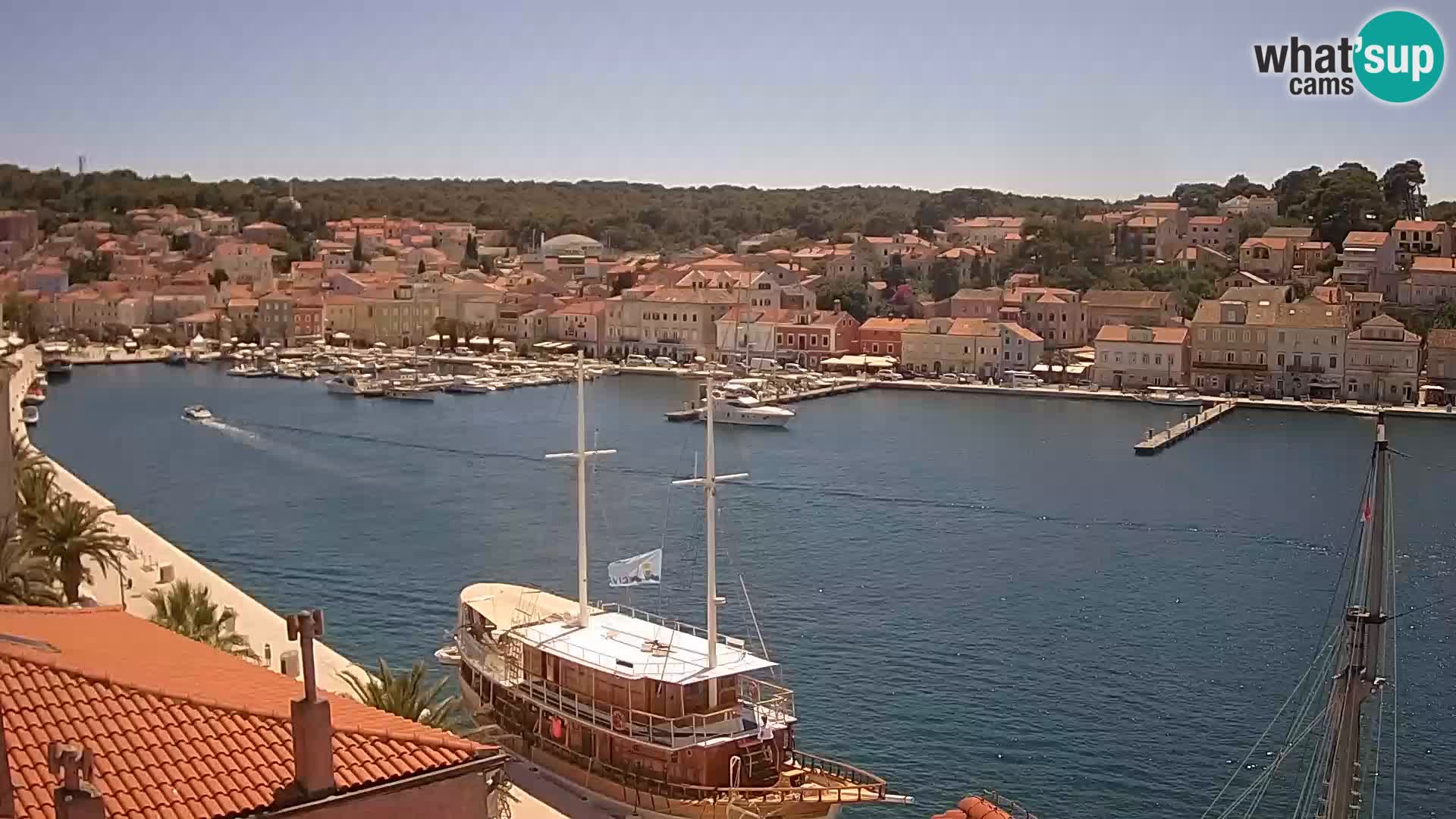 Webcam live – Lussinpiccolo – Riva dei capitani di Lussinpiccolo