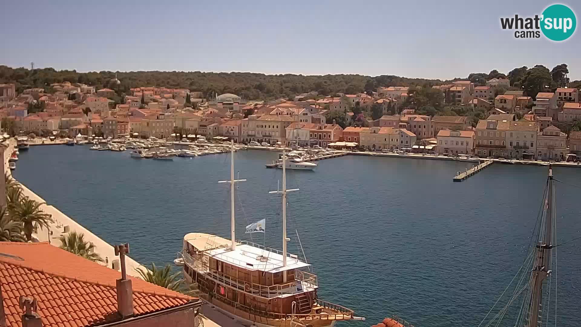 Webkamera Mali Lošinj Riva Lošinjskih kapetana