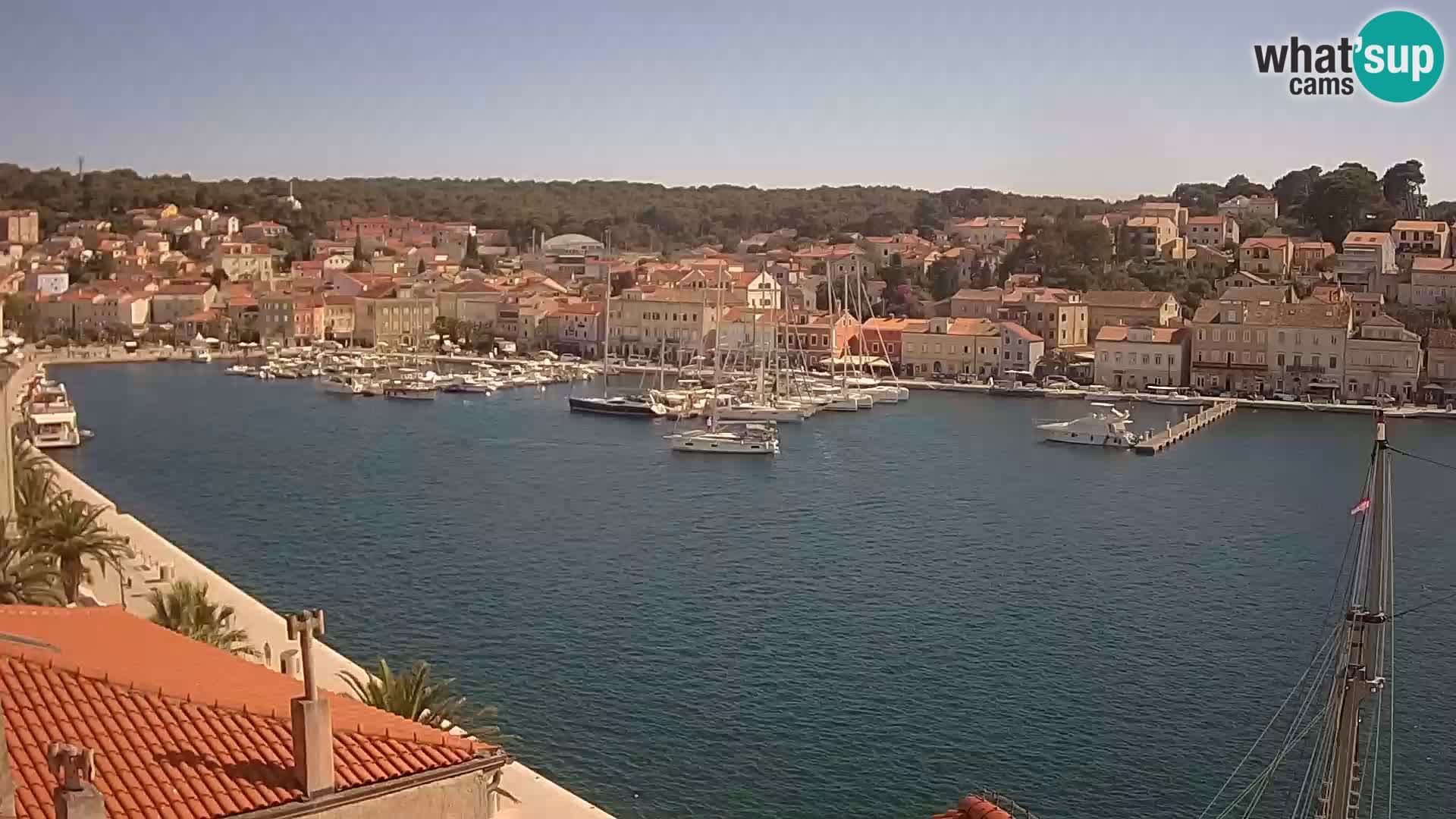 Webcam live – Lussinpiccolo – Riva dei capitani di Lussinpiccolo