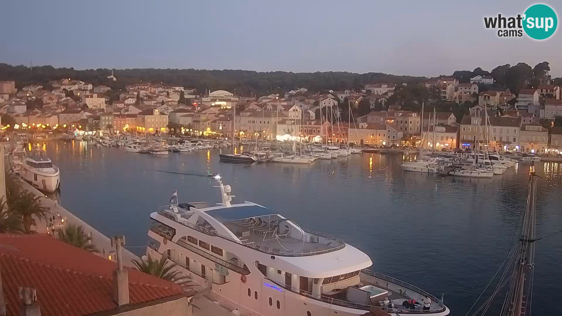 Webcam live – Lussinpiccolo – Riva dei capitani di Lussinpiccolo