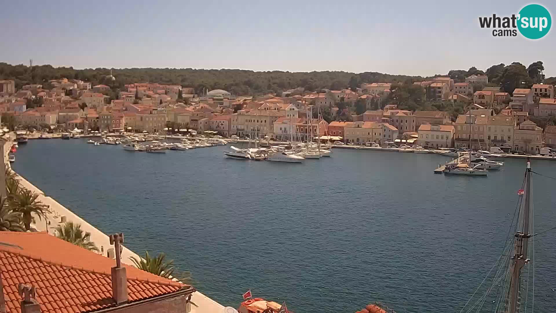 Webcam live – Lussinpiccolo – Riva dei capitani di Lussinpiccolo