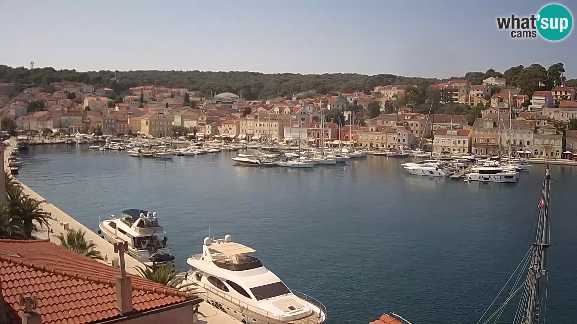 Spletna kamera Mali Lošinj Riva Lošinjskih kapitanov