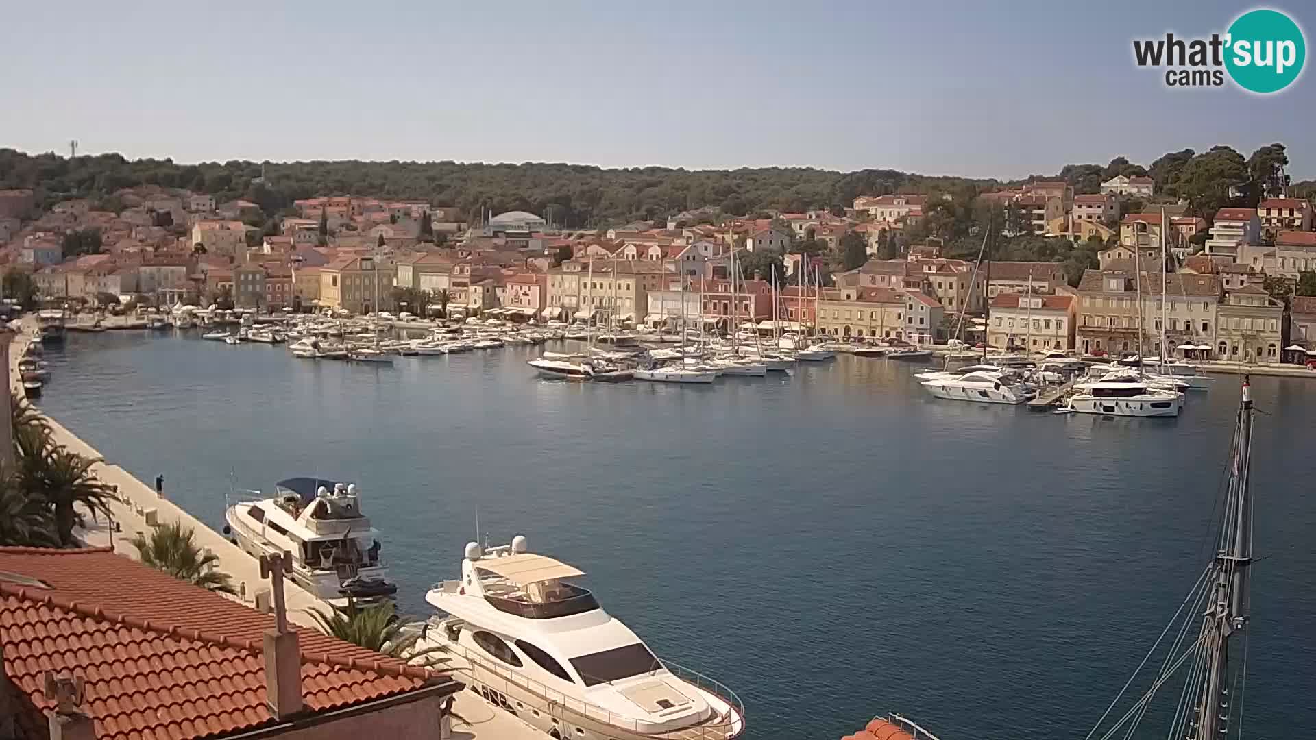 Webcam live – Lussinpiccolo – Riva dei capitani di Lussinpiccolo