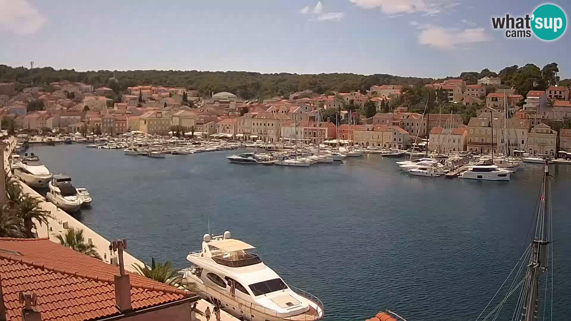 Spletna kamera Mali Lošinj Riva Lošinjskih kapitanov
